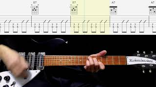 Guitar TAB : Ain&#39;t She Sweet (Rhythm Guitar) - The Beatles