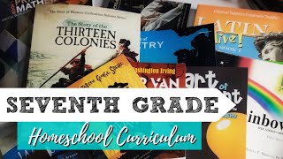 7th Grade Curriculum Picks || Middle School 2019-20 || Large Homeschool Family