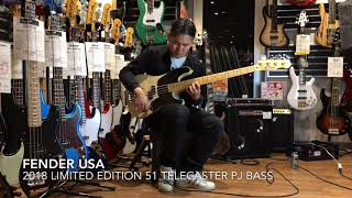Video thumbnail for Fender USA 2018 Limited Edition "PARALLEL UNIVERSE" 51 TELECASTER PJ BASS by 三木楽器 / MIKIGAKKI 公式チャンネル