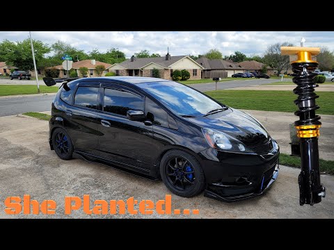Honda Fit ISC Coilover Suspension Install Part 2