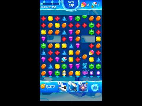 Jewel Pop Mania:Match 3 Puzzle Level 170 ( Ice Cream Town Episode ) - Walkthrough ( No Booster )