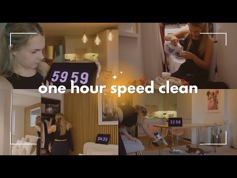 One Hour Speed Clean ⏱️ | Cleaning Motivation | Home With Roo