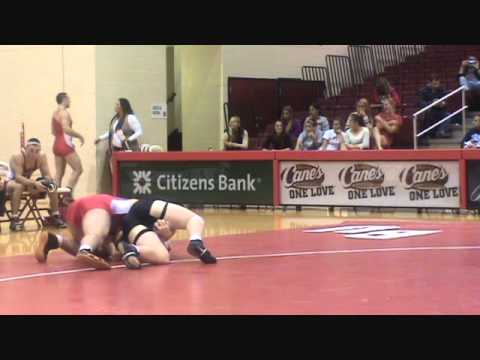 Kevin Innis (Boston) pinned Stephen Snyder (Army), 2:54 at 285 lbs.