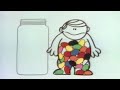 Sesame Street Empty Full Jellybeans 1971