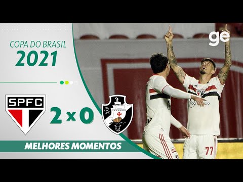 Gols e lances de São Paulo x Vasco da Gama