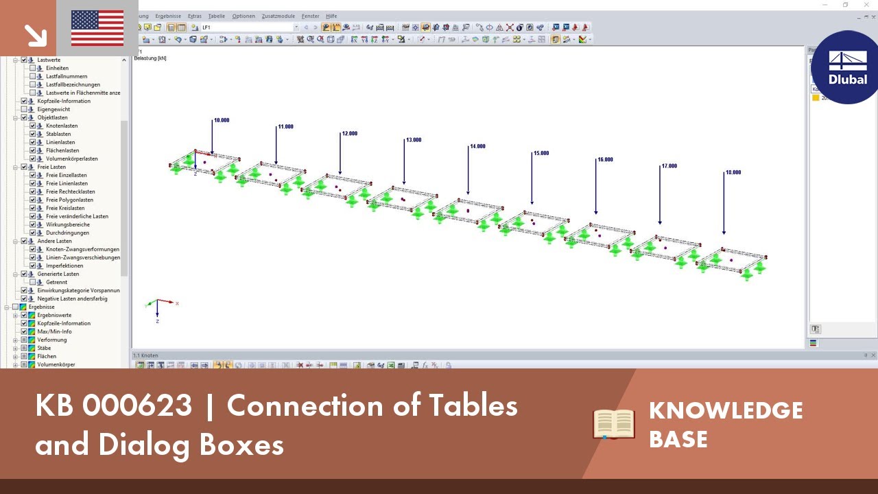 KB 000623 | Connection of Tables and Dialog Boxes