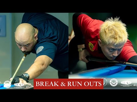 |BREAK & RUN OUTS| Jalal Al Sarisi vs Ko Pin Yi - WR1 - 2019 World 9-ball Championship