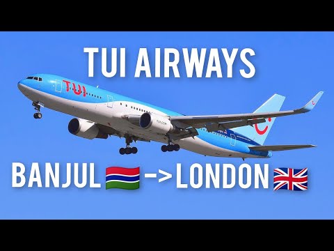 VÔO DIRETO BANJUL (GÂMBIA) PARA LONDRES COM TUI AIRWAYS