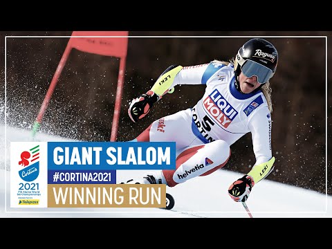 Lara Gut-Behrami | Gold | Women's Giant Slalom | 2021 FIS World Alpine Ski Championships