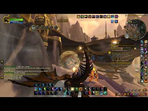 Wow Thaldraszus Race Course Flowing Forest Flight Reverse Challenge Gold