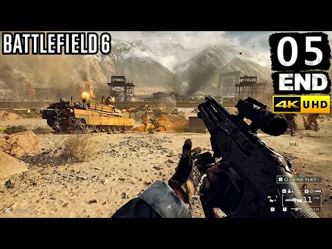 Battlefield 6 Campaign Gameplay Walkthrough Part 5 END - PC 4K 60FPS No Commentary