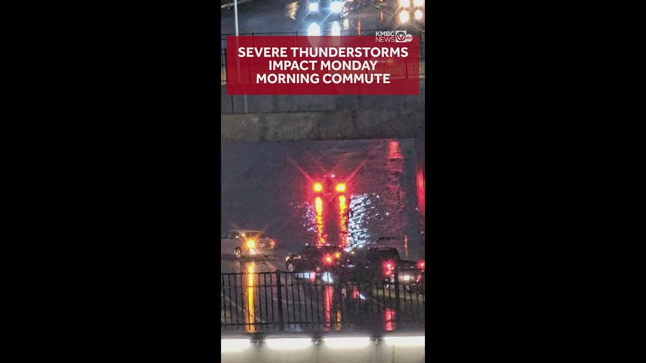 Flooding around Kansas City: Early-morning storms lead to flash flooding