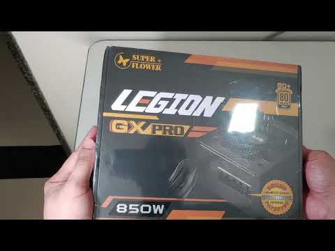 Fonte Super Flower LEGION GX PRO 850W 80 Plus Gold ( Semi Modular ) Unboxing