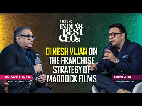 Fortune India's Best CEOs 2025 | Dinesh Vijan on the franchise strategy of Maddock Films