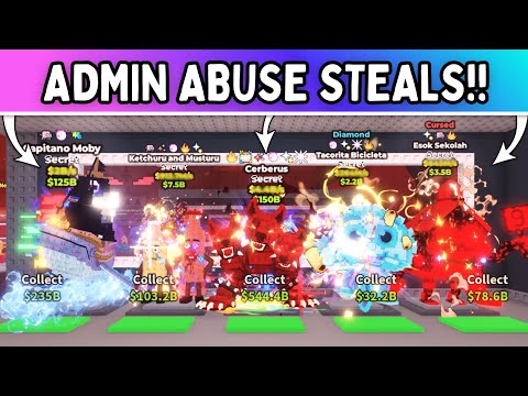 I STOLE THE CRAZIEST BRAINROTS FROM DUELS ADMIN ABUSE!! *INSANE* Steal a Brainrot ROBLOX!