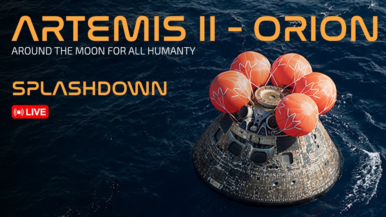 🌕 LIVE: Orion Comes Home 🚀 #NASA