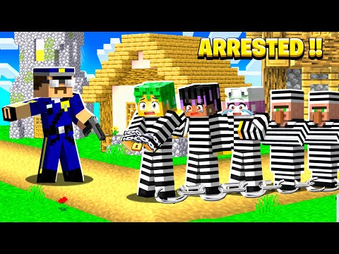 We GOT ARRESTED BY VILLAGERS IN MINECRAFT 🤯