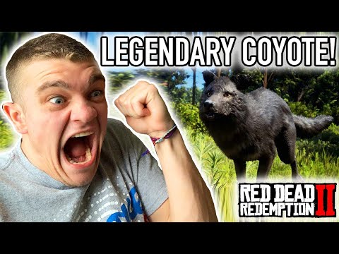 HUNTING THE LEGENDARY BLACK COYOTE! Red Dead Redemption 2 Pt.19 - Kendall Gray