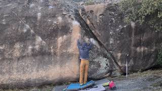 Video thumbnail of Kembara, 7a. La Pedriza