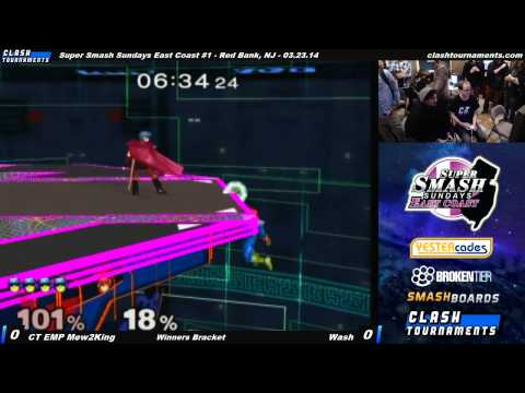 SSS EC 01 - CT EMP Mew2King vs Wash - SSBM