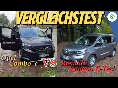Vergleichstest Opel Combo e gegen Renault Kangoo E-Tech | Zwei Elektrovans zeigen, was sie können!