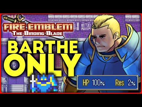 Soloing FE6 Hard Mode with Barthe (the best armor knight)