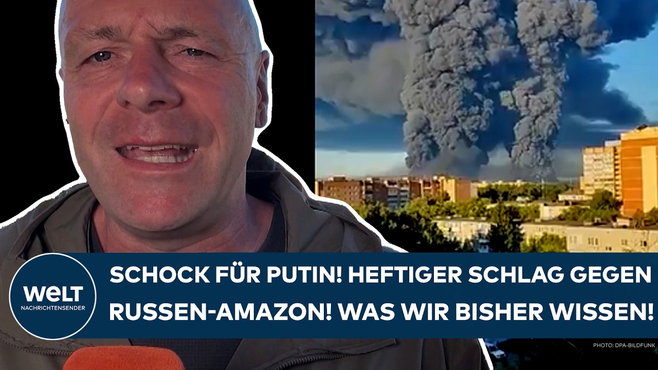 UKRAINE-KRIEG: Neuer Schock für Putin! "Auf das russische Kernland!" Kiew zerstört Logistikzentrum!