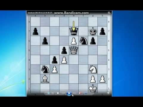 BOTVINIK - KAPABLANKA - Nimco Indijska odbrana--Sahovska pozicija - br 7 # 196 sah i mat