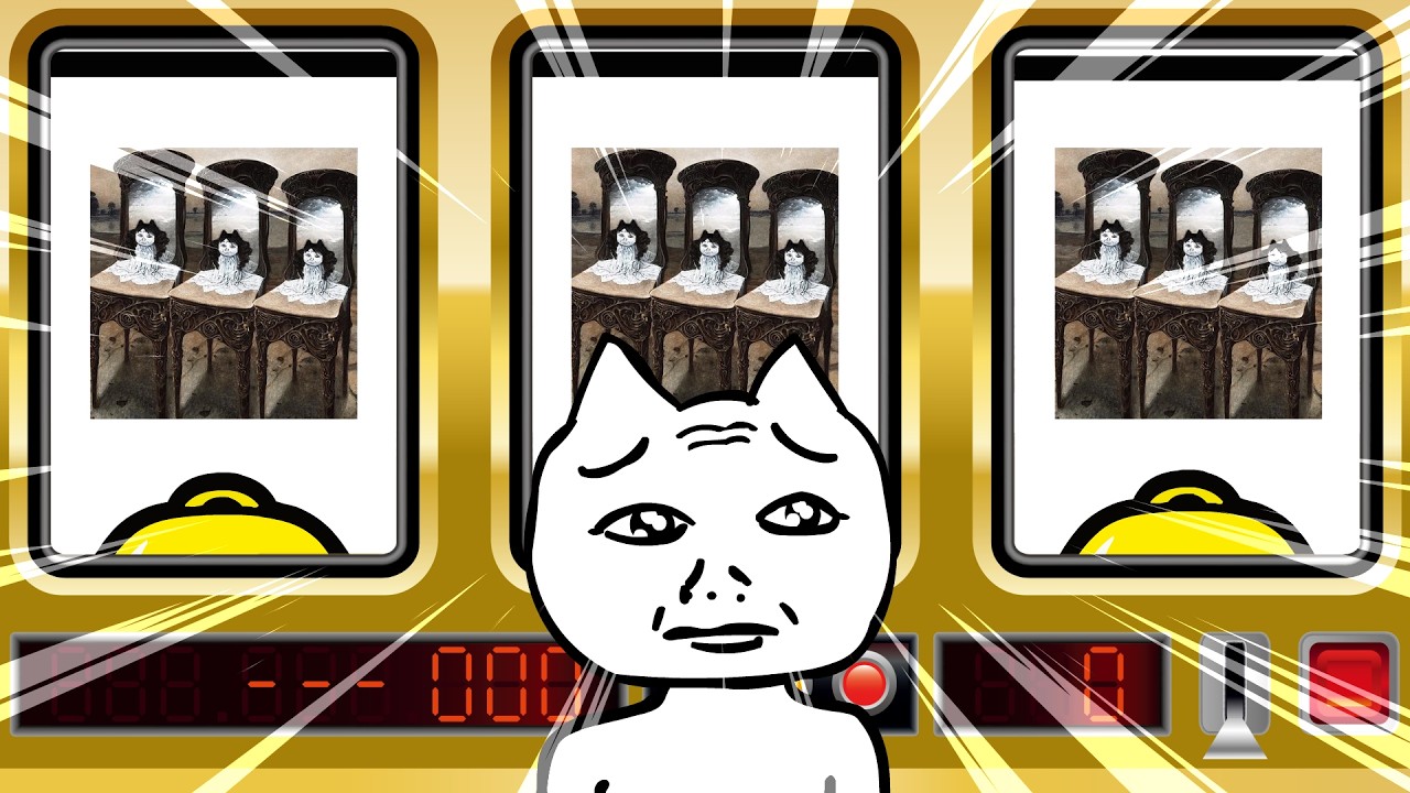 スロットで揃った絵柄が三回見たら死ぬ絵だった