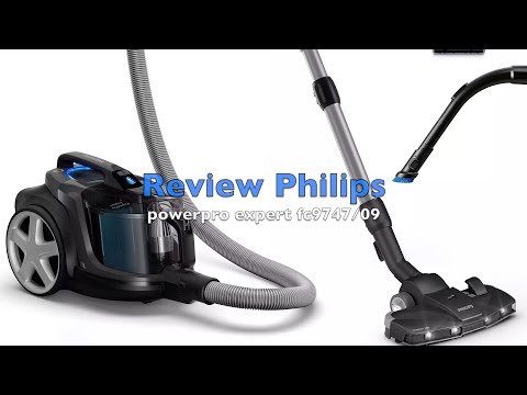 „Philips PowerPro Expert“ dulkių siurblys be maišelio FC9747/09 900 W, „PowerCyclone 8“ video