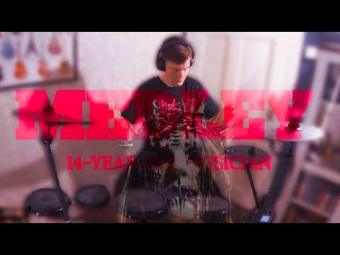JOEY JORDISON TRIBUTE - SLIPKNOT MEDLEY | Drum Cover (14-Year-Old Musician)