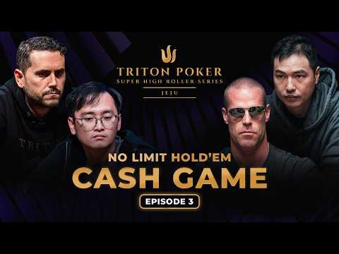 High-Stakes No-Limit Hold'em Cash Game | Triton Poker Jeju 2024 (Episode 3)