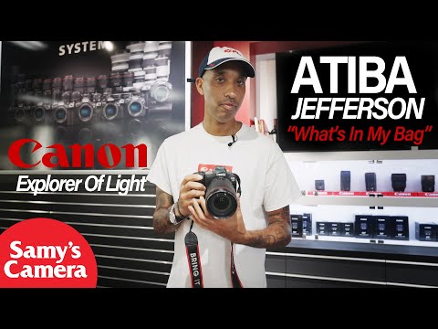 Atiba Jefferson "What's In My Bag"@ Samy's Camera