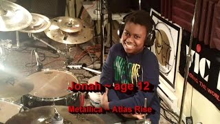 Metallica: Atlas, Rise! Drum Cover, Jonah, Age 12