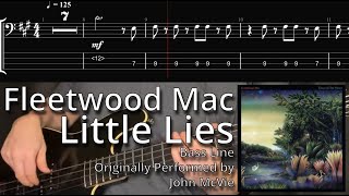 Fleetwood Mac - Little Lies (Bass Line w/ Tabs and Standard Notation)