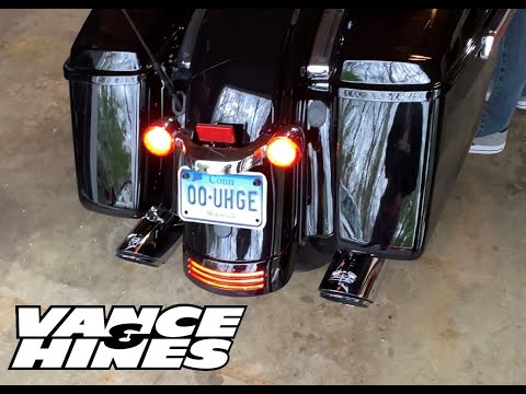 Vance & Hines Twin Slash Before & After