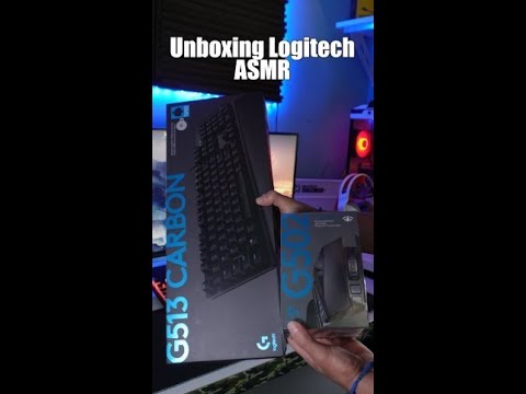 Unboxing Logitech G513 Carbon y G502 ASMR