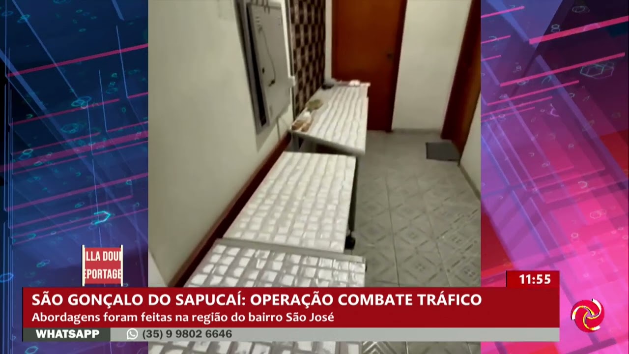 Cerca de 900 porções de drogas são apreendidas em São Gonçalo do Sapucaí