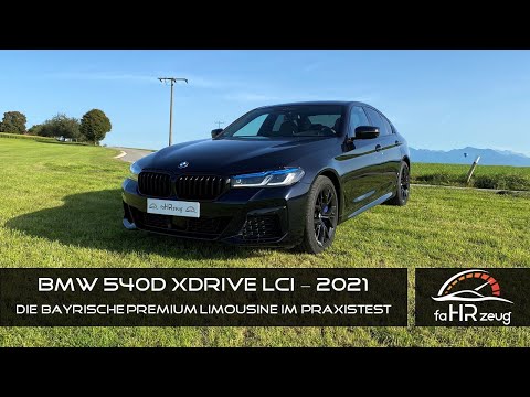 BMW 540d xdrive LCI - 2021 - G30, carbonschwarz, Merino Tartufo / Einzeltest