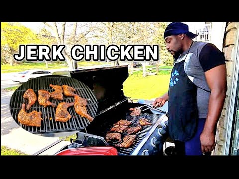 how to make REAL JAMAICAN JERK CHICKEN on the grill