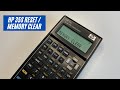 HP 35S Scientific Calculator Reset Clear Memory Factory Reset Procedure