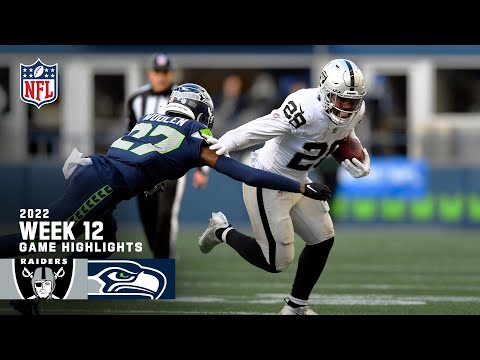 Las Vegas Raiders vs. Seattle Seahawks | 2022 Week 12 Game Highlights