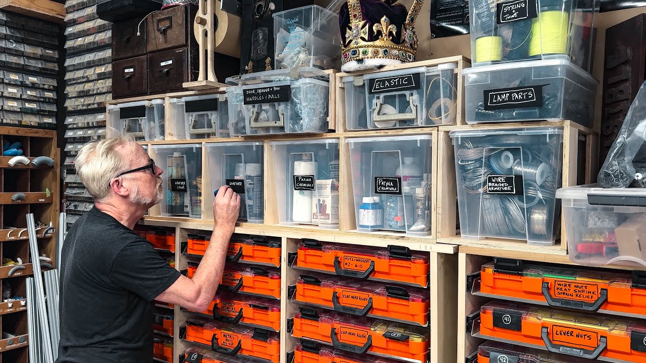 How Adam Savage Makes Use of IKEA Shop Bins