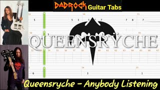 Anybody Listening - Queensryche - Guitar + Bass TABS Lesson