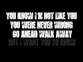 Hated You From Hello- Lyrics |Downplay| 