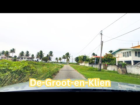 De Groot-en-Klien Main Street W.C.D Guyana and some Cassava Balls.