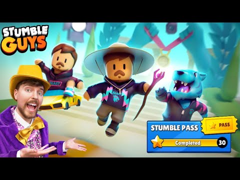 32 Mr Beast Special Skin Tournament 😳 Stumble Guys x MrBeast New trailer stumble guys #stumbleguys