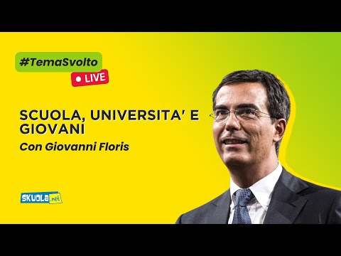 Scuola, università e giovani: cosa farà il governo? #TemaSvolto con Giovanni Floris