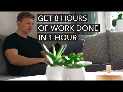 1時間で8時間の仕事を終わらせる方法 (How To Get 8 Hours of Work Done in 1 Hour)