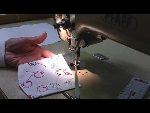 Einfache aufgesetzte Tasche mit Futter Verarbeitung - Lilo Siegel